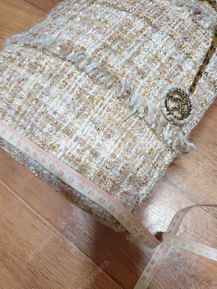 한섬 마인 MINE 트위드 숄더 가방--4