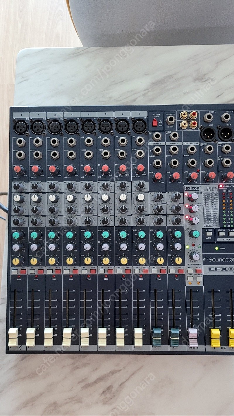 사운드 크래프트 soundcraft EFX8 오디오믹서 | 오디오/홈시어터 | 중고나라
