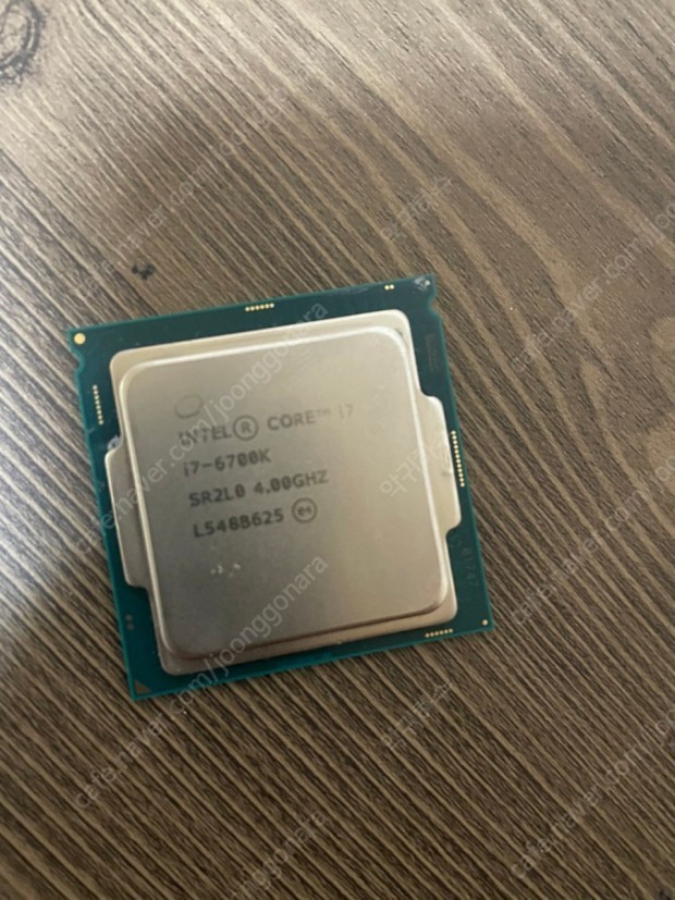 I7 6700k cpu 팝니다 | CPU/메인보드 | 중고나라