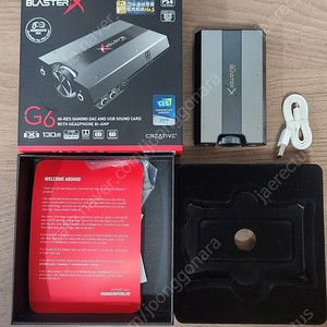 CREATIVE SOUND BLASTER 사운드 블라스터 G6 판매 합니다