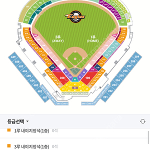 한화이글스 7월 8일 1루 응원단석 2연석 구해요