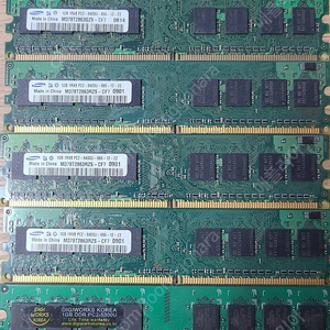 [대전] ddr2 ram pc2 6400u 2기가1개 1기가4개 pc2 5300u 1기가1개 일괄로만 팝니다.