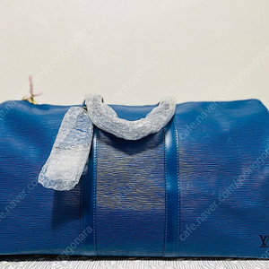 (정품) 루이비통 에삐 키폴 50 보스턴백 (블루) 골프 여행 가방(Louis Vuitton Epi Keepall 50 Blue Leather)
