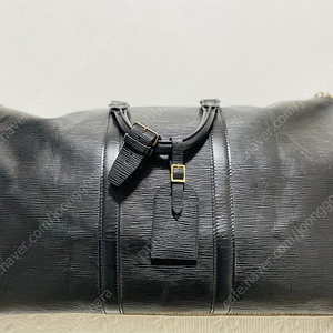 루이비통 에삐 키폴 55 보스턴백 (블랙) 골프 여행 가방 (Louis Vuitton Epi Keepall 55 black Leather)