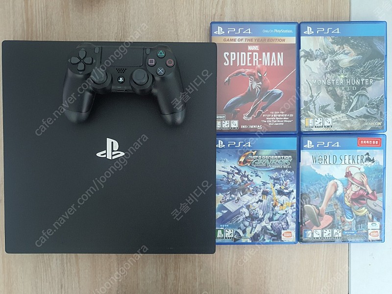 플스4 프로 + 타이틀(게임) 팝니다. 플레이스테이션 중고나라