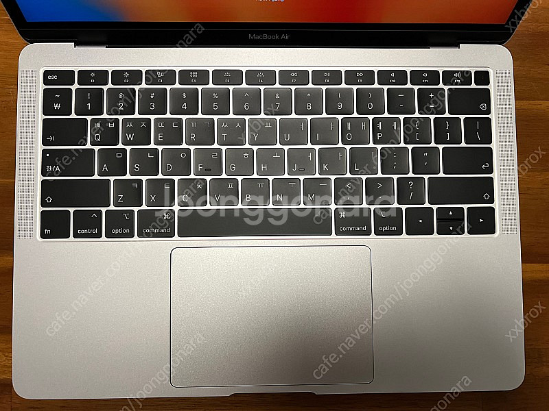 맥북에어 2018 13인치 실버 박스풀셋--9