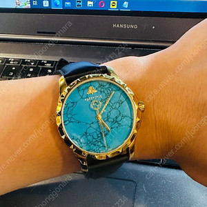 구찌 한정판 블루 터키석 시계