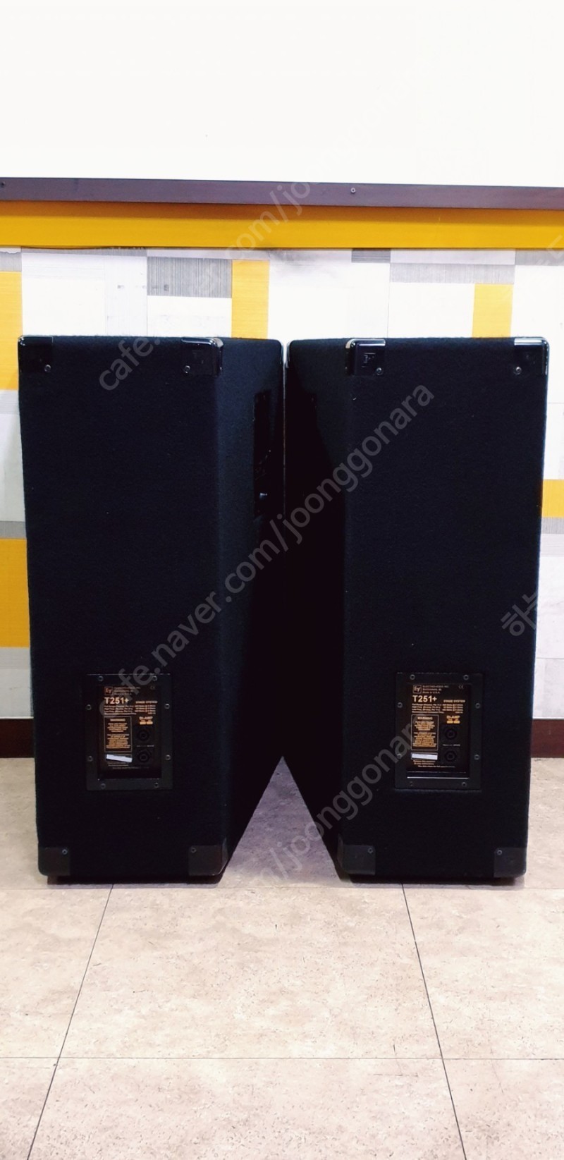 스피커중고 Ev T251+ 15인치 2웨이 최고급스피커 오디오/홈시어터 중고나라