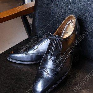 Crockett&Jones/크로켓앤존스/윙팁옥스포드/블랙/UK8/265 - 26.8