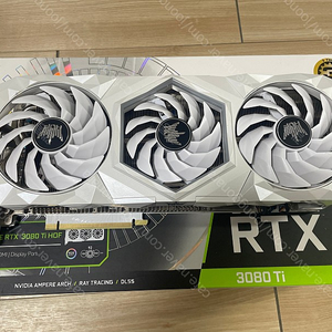 갤럭시 GALAX 지포스 RTX 3080 Ti HOG(Hall Of Fame) 판매합니다