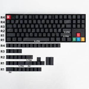 monsgeek m3 블랙 + pbt 키캡