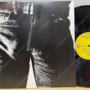 LP ; rolling stones - sticky fingers 롤링 스톤즈 스틱키 핑거스 엘피 음반 락 명반 앤디 워홀 재킷 디자인 지퍼 커버 rock