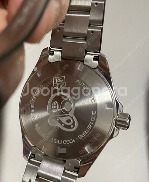 (교환가능) 태그호이어 아쿠아레이서300 스틸 41mm...--6