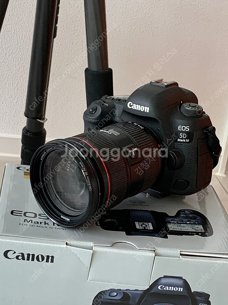 캐논 5d mark4 정품(오막포) 24-70L렌즈 구...--2