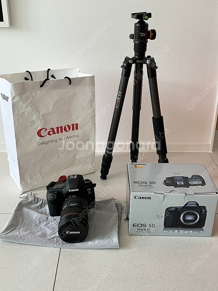 캐논 5d mark4 정품(오막포) 24-70L렌즈 구...--3