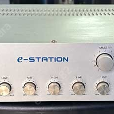 B&S 스테레오 앰프 e-STATION JPM-PA200 (100W x 2) 팝니다.