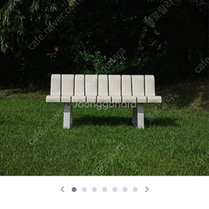 공원벤치 [ANJOY CHAIR] M size 등받이형 Ivory