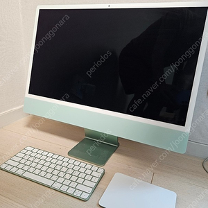 Apple M1 iMac 24형 그린, 16G, 256G SSD