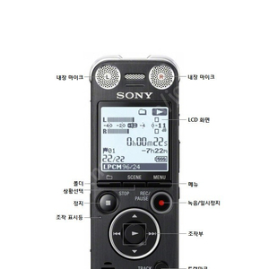 SONY 스테레오 IC 레코더 SX1000 16GB 블랙