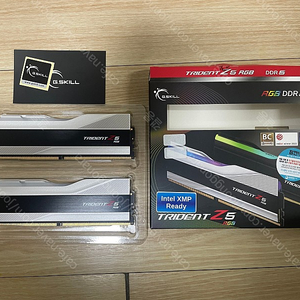 G.SKILL DDR5-6800 CL34 TRIDENT Z5 RGB J 실버 32GB A다이 (16GBx2) 판매합니다.