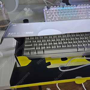 k65 RGB mini white 새제품급 저렴하게 판매합니다.