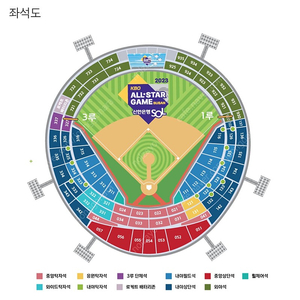 7월 15일 올스타전 1루 116블럭 2연석