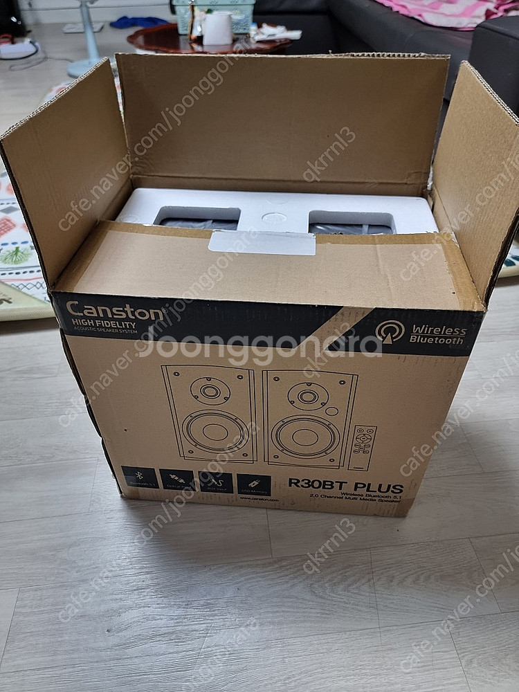 새제품) 캔스톤 R30Bt plus 블루투스 스피커 팝...--5