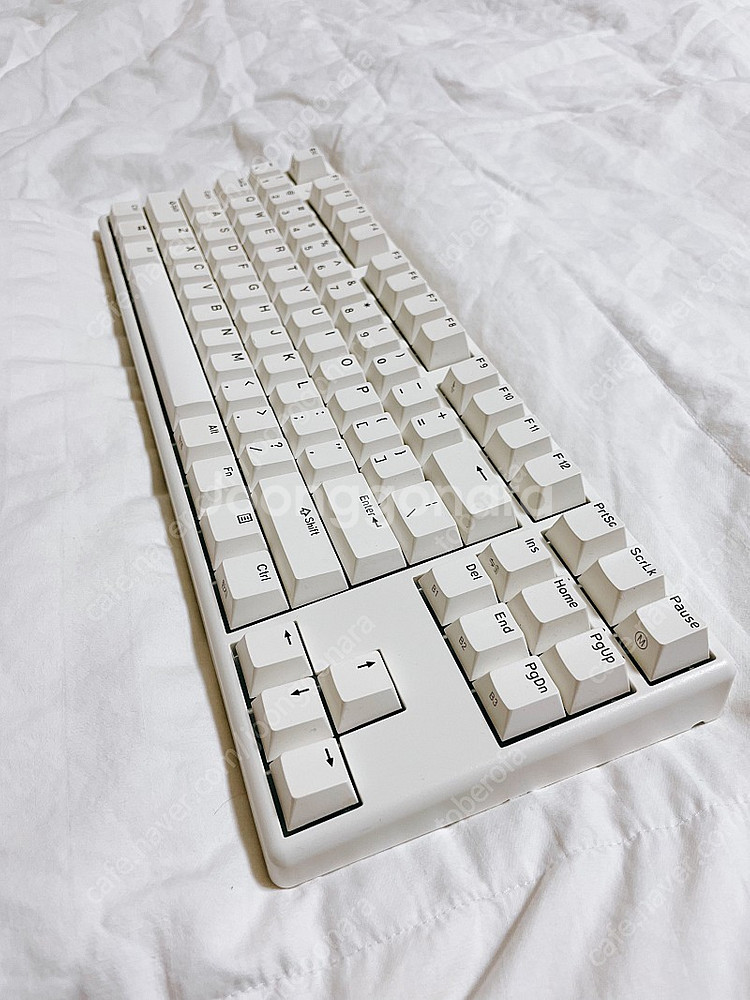 한성 무접점키보드 GK893B 50g 화이트 풀윤활--2