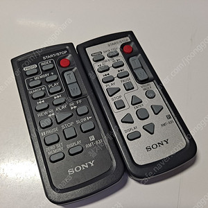 SONY RMT 831+RMT 835 소니 캠코더 리모콘 일괄판매 택배비 포함가격