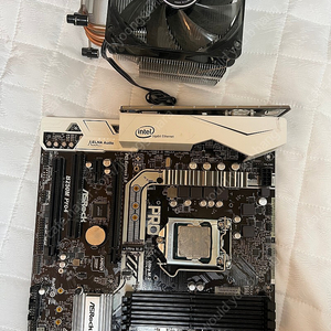 i7-7700k + asrock b250 보드셋 +deepcool 쿨러