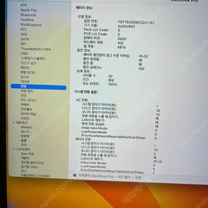 Apple 2021 맥북프로 14 M1 Pro (10C CPU 16C GPU)/16GB/1TB - 실버 팝니다