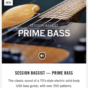 Ni instrument 프라임베이스(prime bass) 가상악기 팝니다