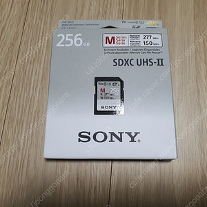 소니 SF-M256 SD카드 256G 메모리 판매합니다.