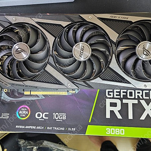 ASUS ROG STRIX 지포스 RTX 3080 O10G GAMING OC D6X 10GB [택포55만]