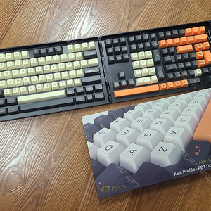 akko Carbon Retro Keycap Set 팝니다