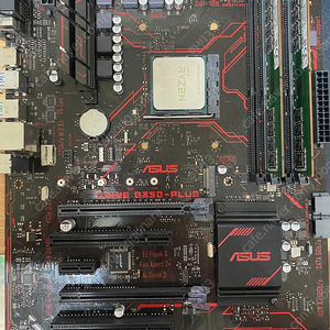 보드셋 5800X + Asus Prime B350 Plus + ddr4 16gb (8*2)