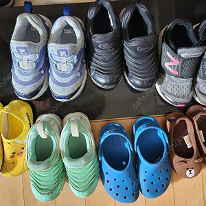 아이 신발 여러가지(나이키 다이나모, 휠라 꾸미, 워터슈즈, 실내화, 뉴발란스)