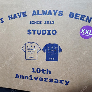 [XXL] 아이앱 스튜디오 10주년 티셔츠 2PACK