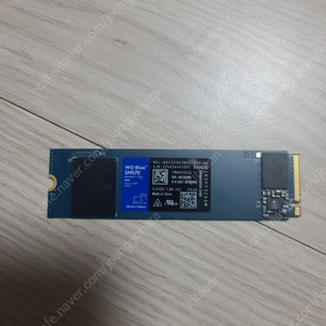 wd blue sn570 nvme m.2 ssd 500g 팝니다. 방열판 새제품 포함.