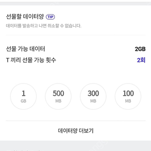 T 데이터 쿠폰 2gb 두개 팔아요