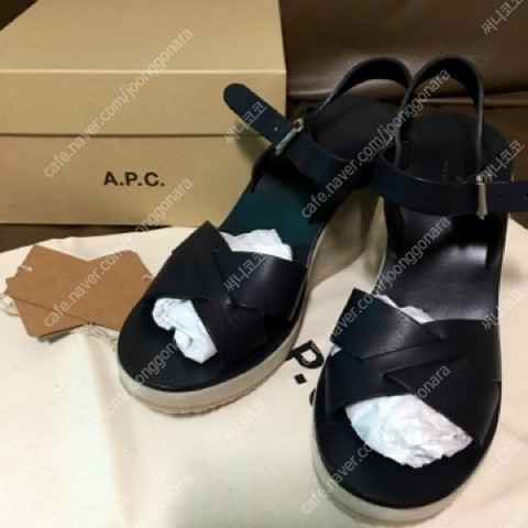 A.P.C 아페쎄 웨지샌들 37사이즈 이미지