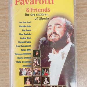 파바로티와 친구들 5집 - 리베리아의 아이들 (Pavarotti & Friends - For The Children Of Liberia) 카세트 테이프