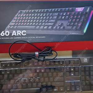 새것같은1시간테스트정앱코 k660 arc 기계식 광축 게임키보드 판매합다