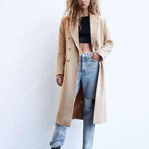zara 롱 트렌치 코트 xs