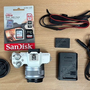 캐논 M50 mark2 화이트 + 15-45, 22mm 팝니다.