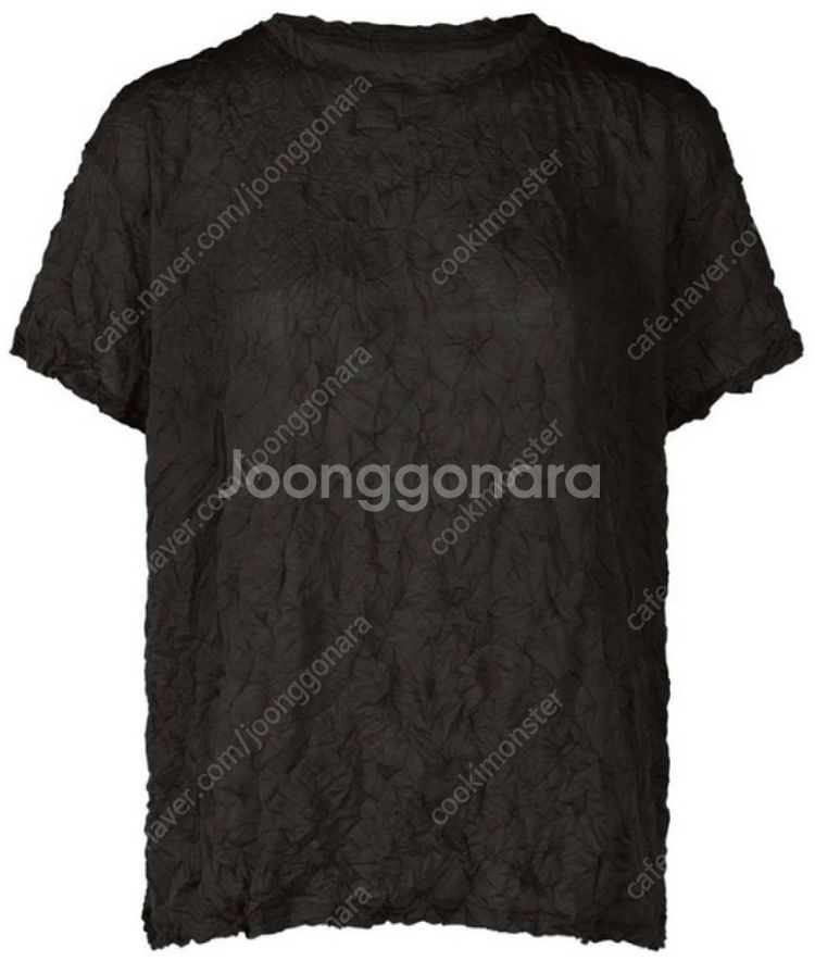 이세이미야케 미 me 머랭티셔츠 블랙--0
