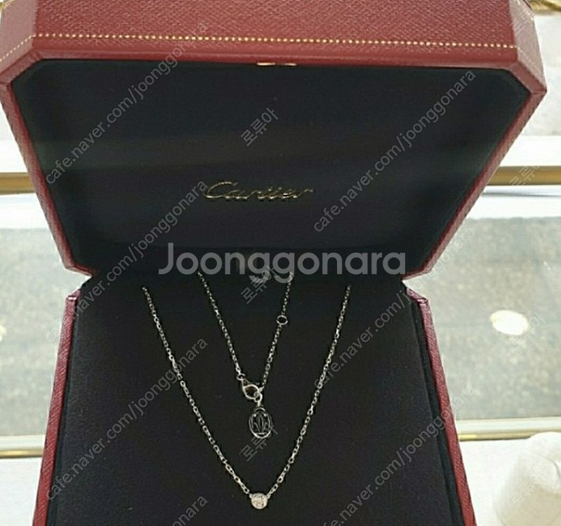 까르띠에 디아망 목걸이--0