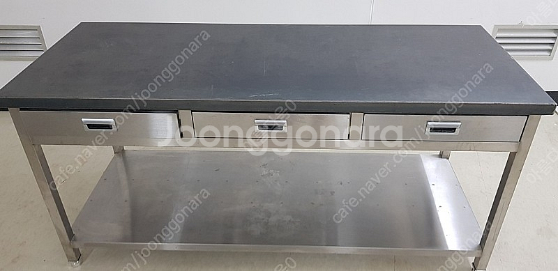 고급 스텐 작업대 수납서랍장작업대 스텐작업대--0
