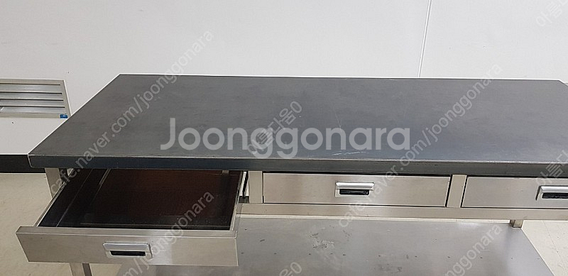 고급 스텐 작업대 수납서랍장작업대 스텐작업대--1