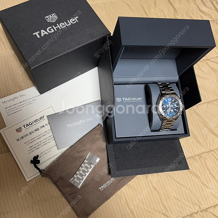 태그호이어 포뮬러1 쿼츠 크로노그래프 43mm--0